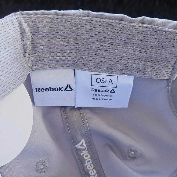 Reebok Men Hat Gray Training Cap Sport Baseball Hat One Size Fit Most NWT - Picture 10 of 10